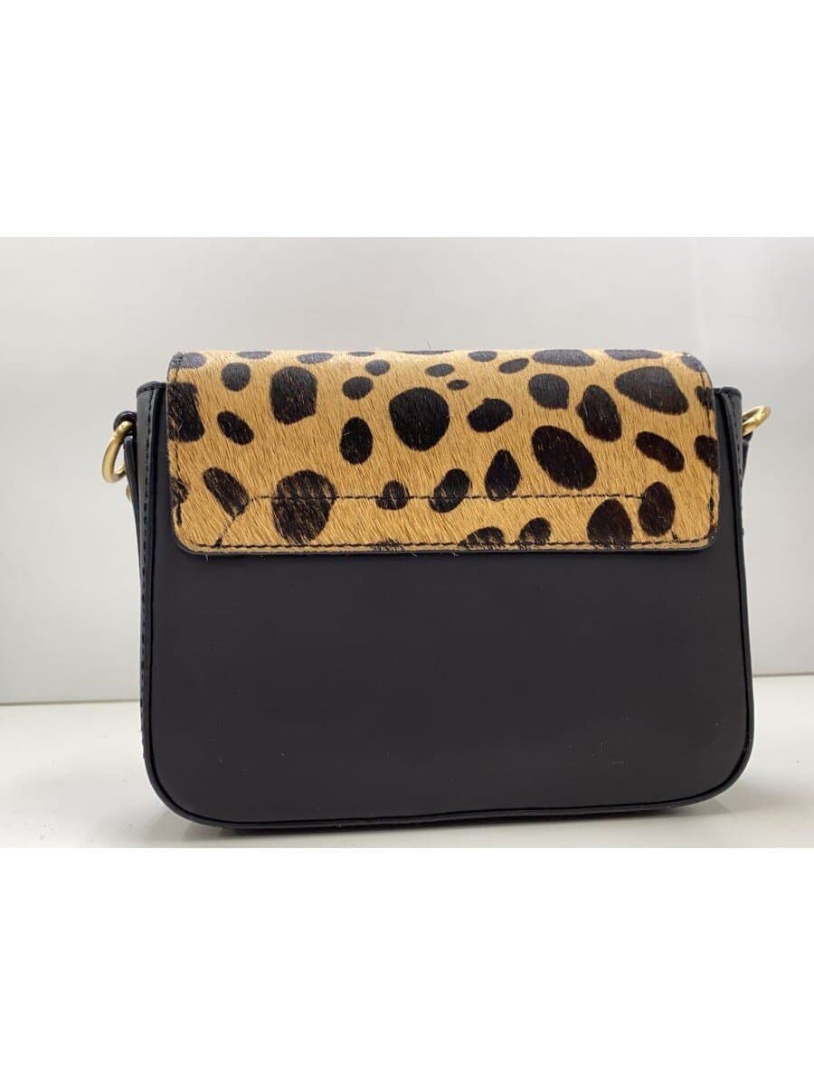 Other Brand FLYNN Shoulder Bag BLK Leopard 3