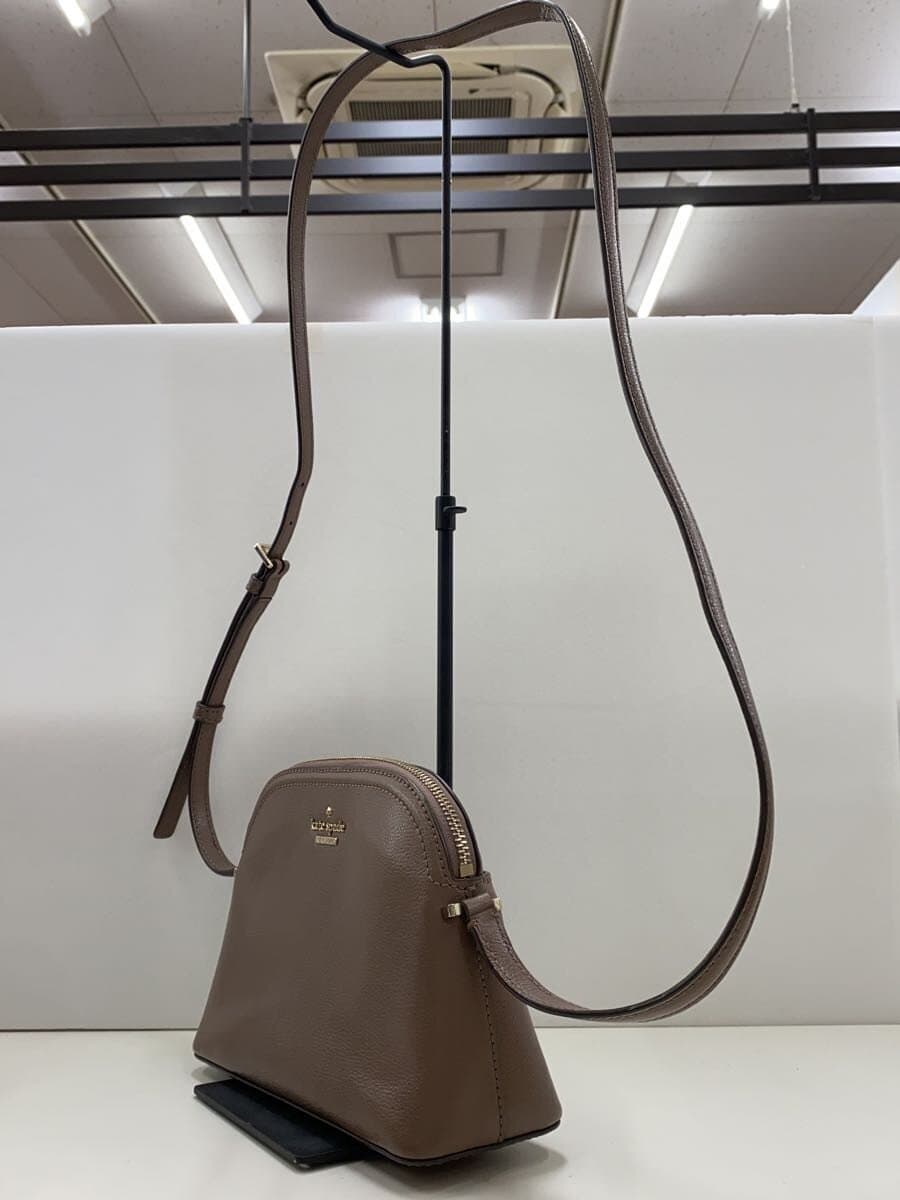 kate spade new york Shoulder Bag Leather BEG Solid 2