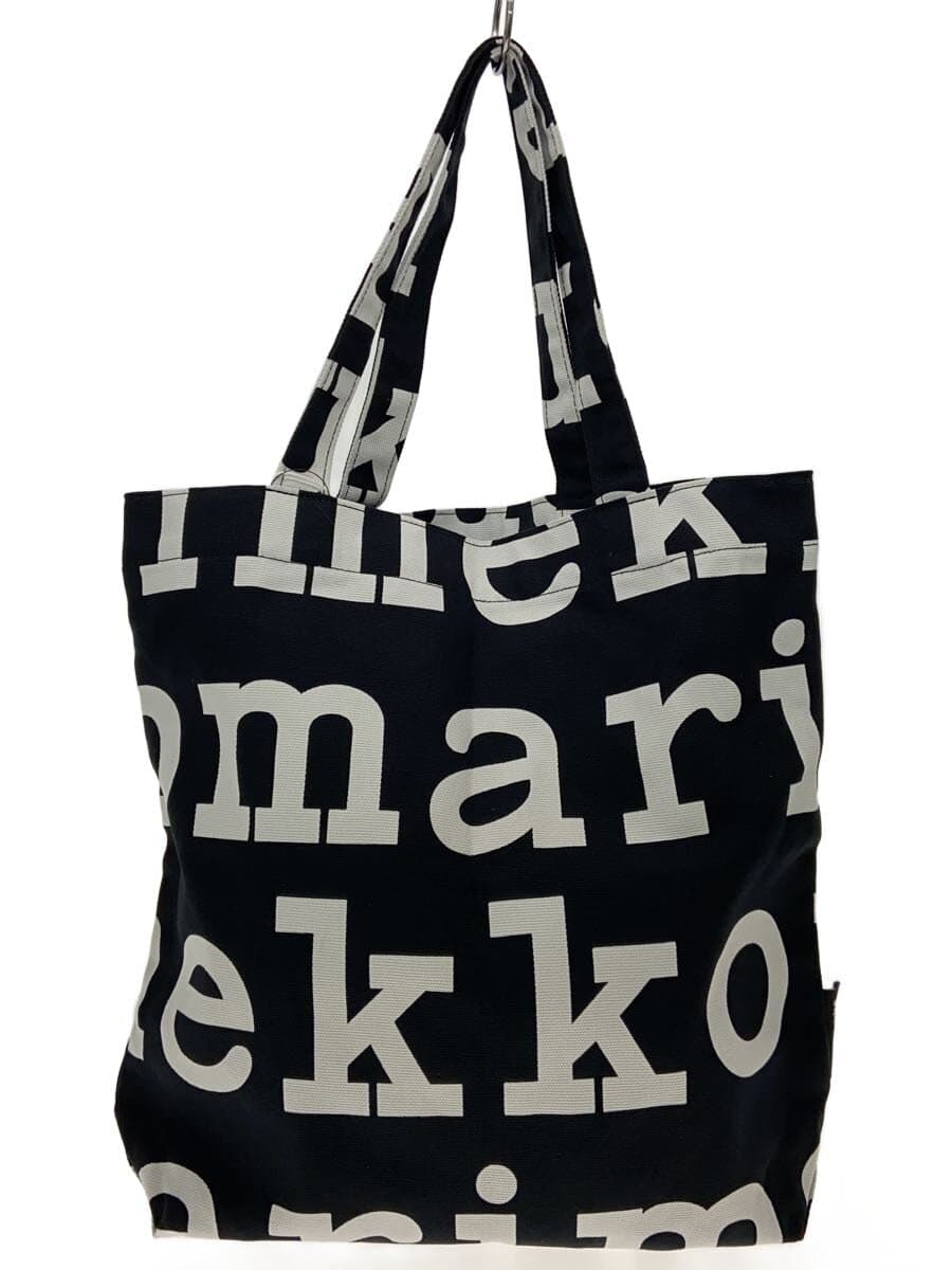 Marimekko tote bag -- BLK all-over pattern 047312 103872
