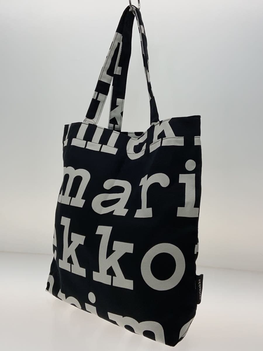 Marimekko tote bag -- BLK all-over pattern 047312 103872 2