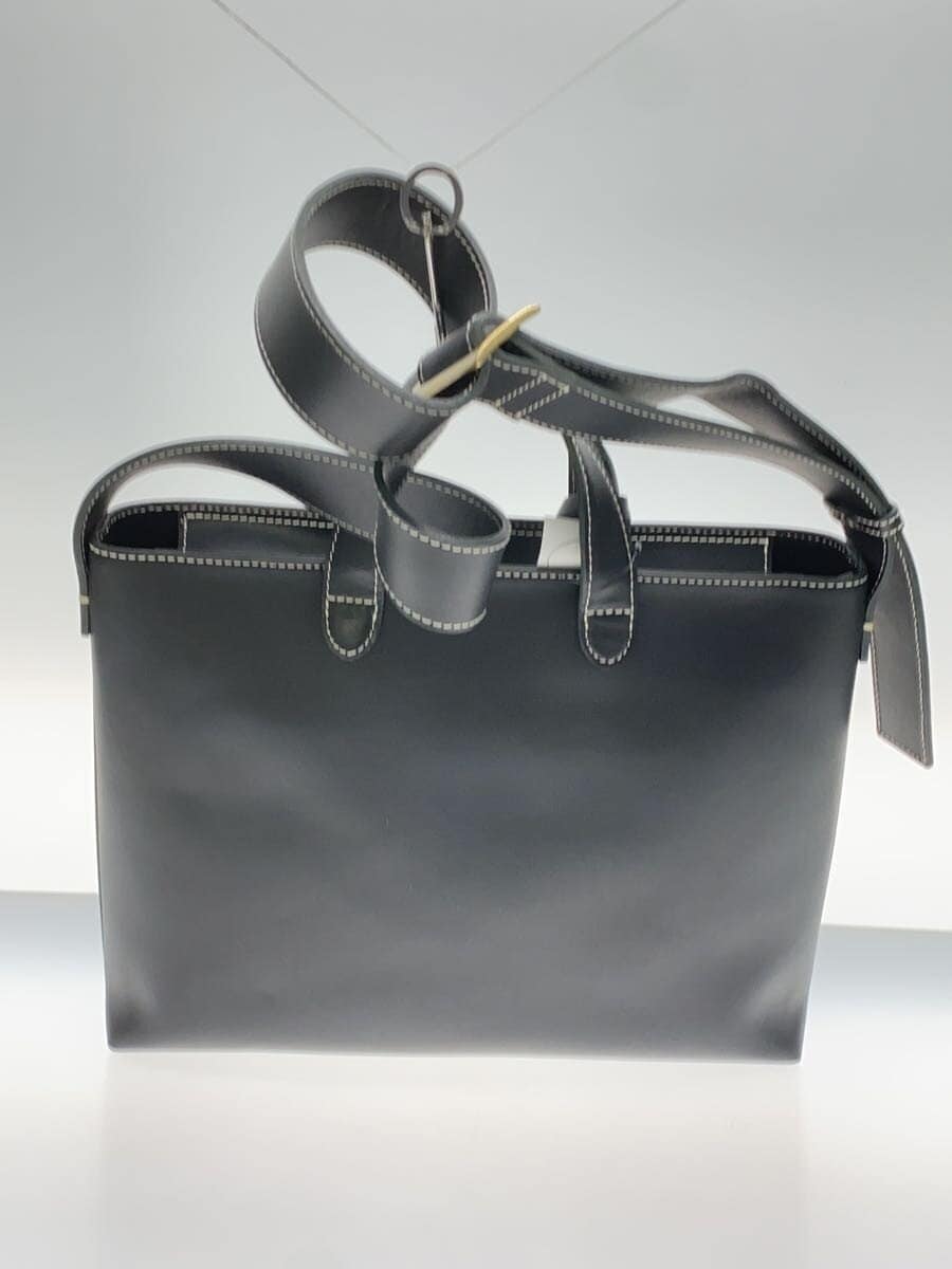 Tsuchiya Kaban Bag Cowhide BLK Diario 2-way Tote 3
