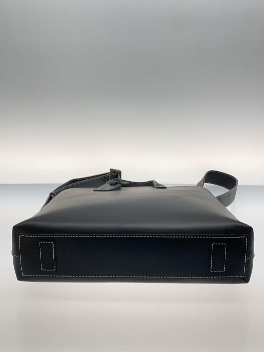 Tsuchiya Kaban Bag Cowhide BLK Diario 2-way Tote 4