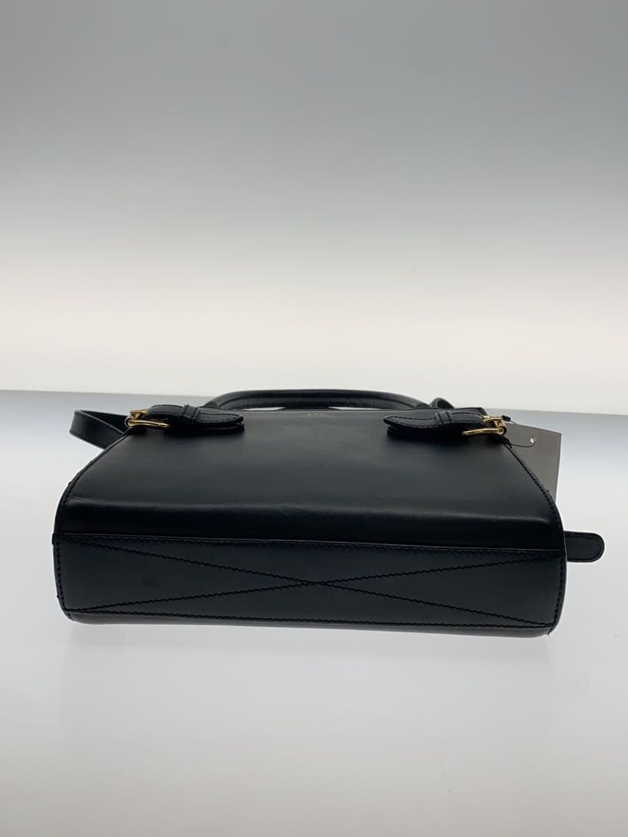 A.P.C. Shoulder Bag Leather Black 4