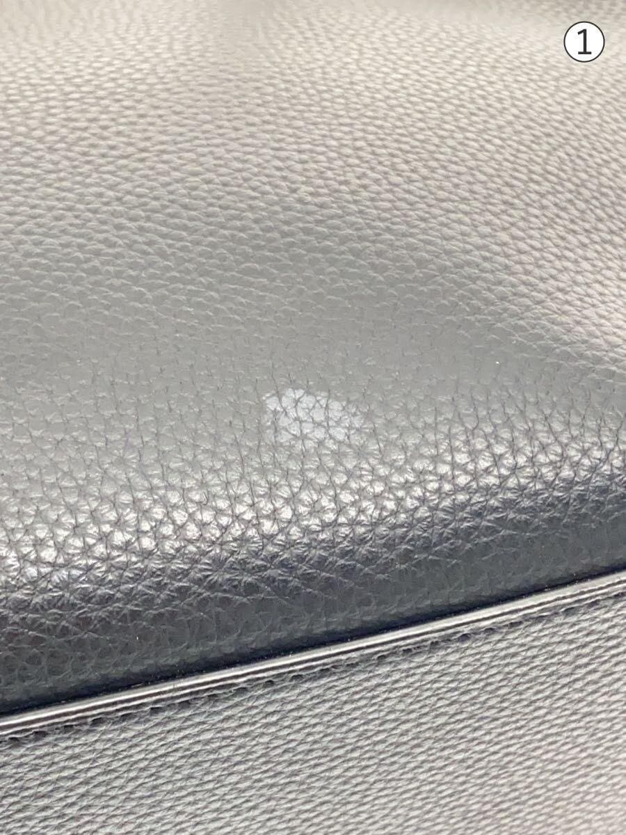 COACH Town Bucket Bag Leather BLK 91122 7