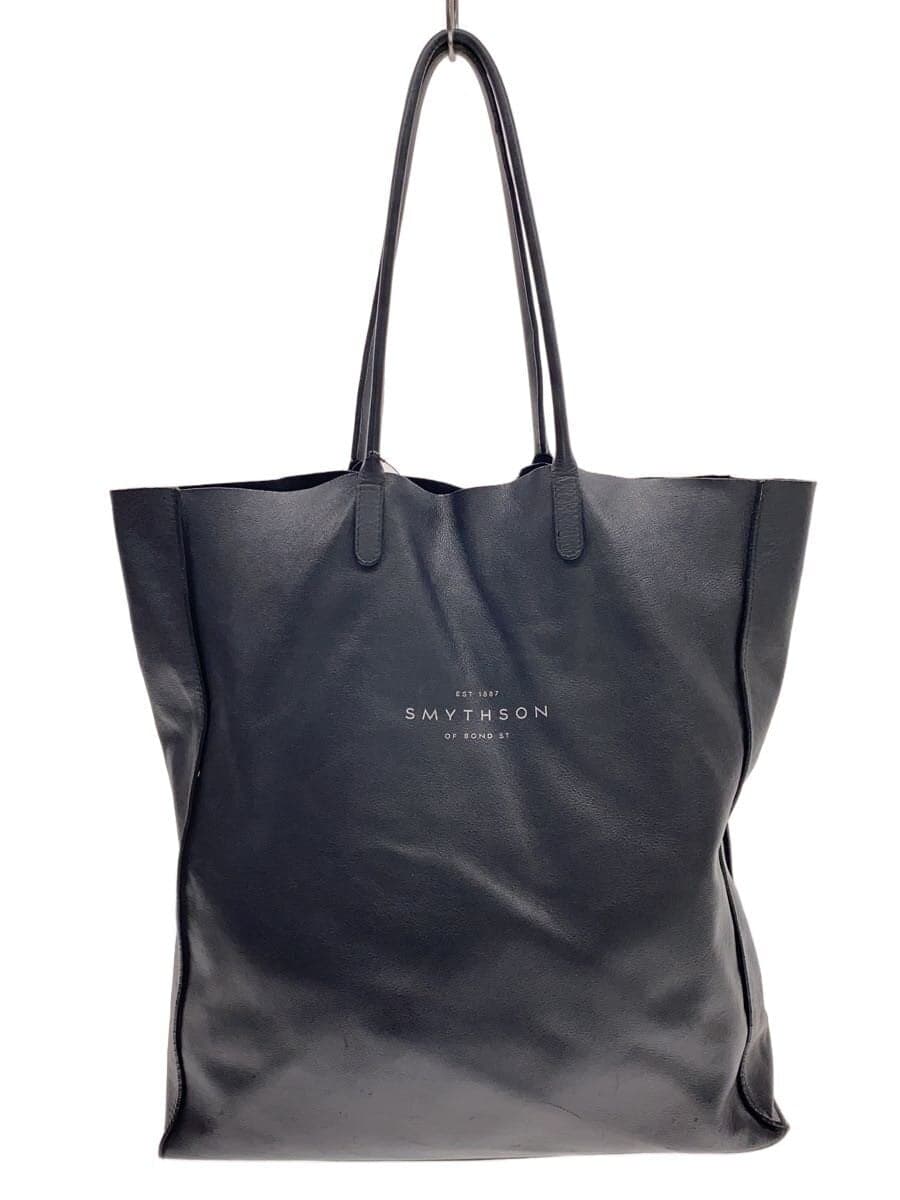 SMYTHSON bag leather black
