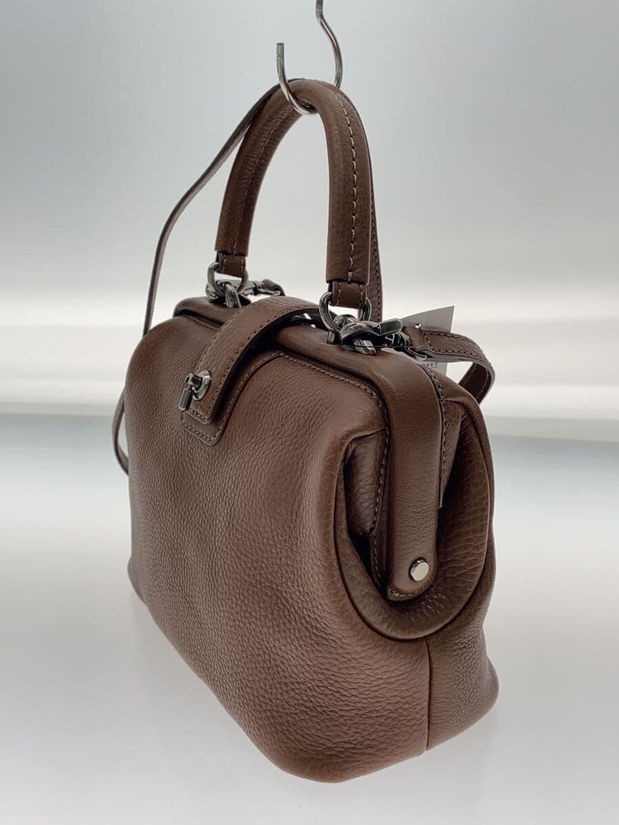 Tsuchiya Kaban Shoulder Bag Leather BRW 2