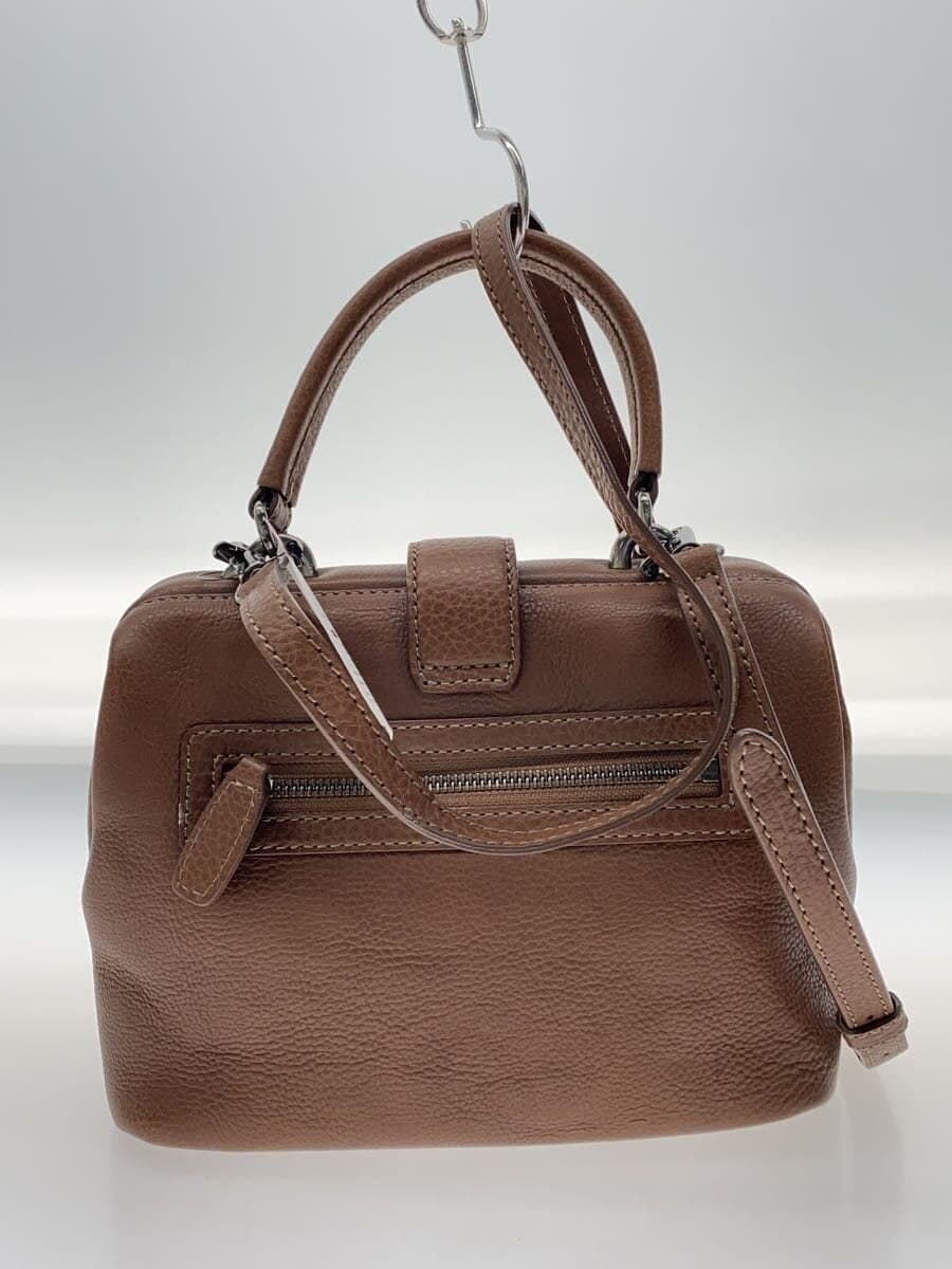 Tsuchiya Kaban Shoulder Bag Leather BRW 3