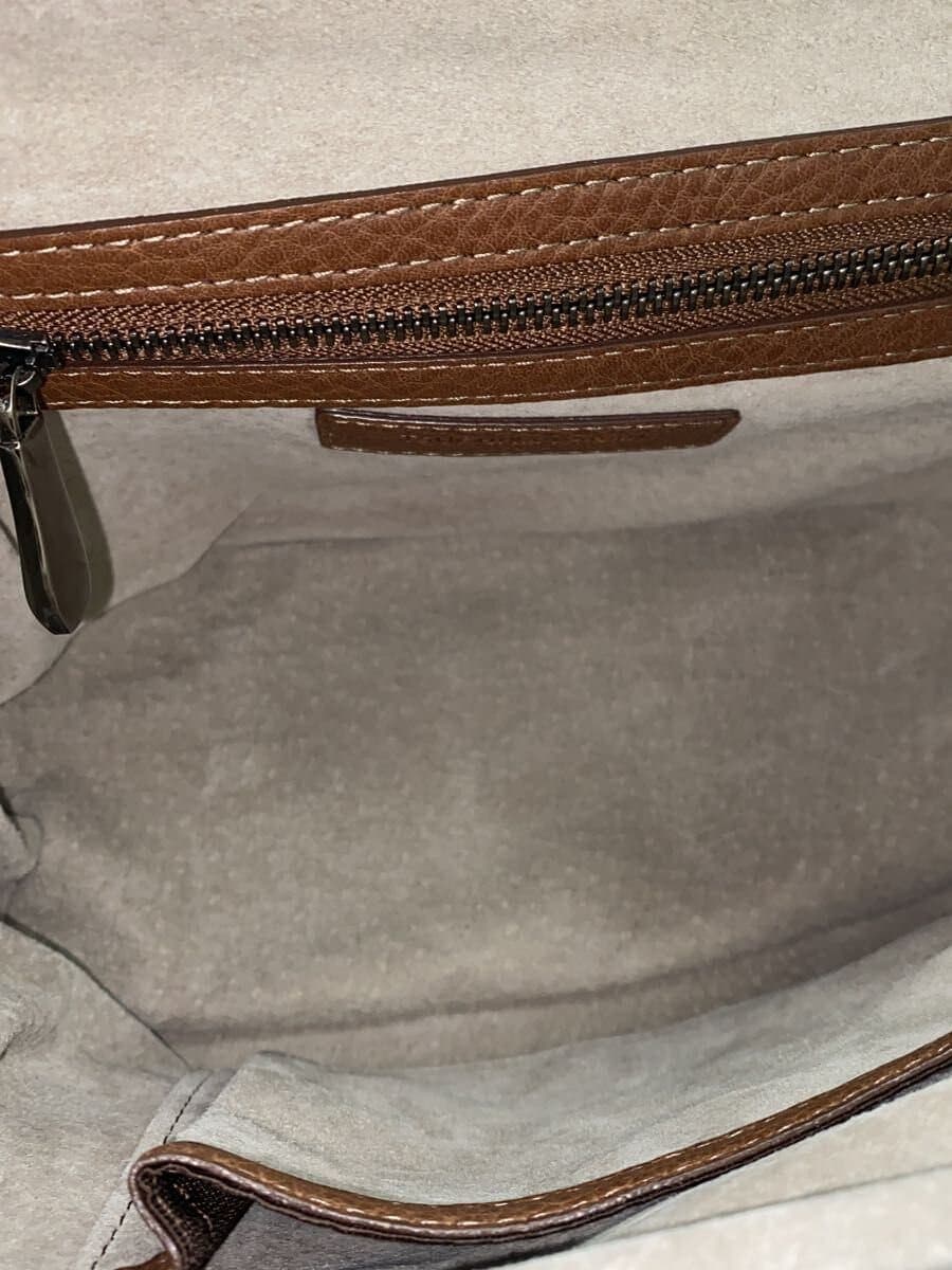 Tsuchiya Kaban Shoulder Bag Leather BRW 5