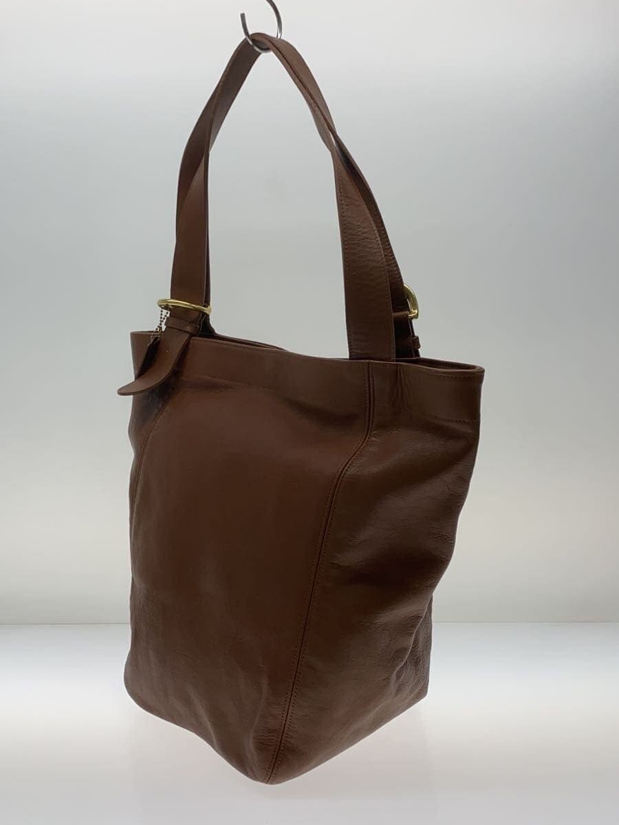 COACH Tote Bag_Old Coach Leather BRW Solid 4082 2