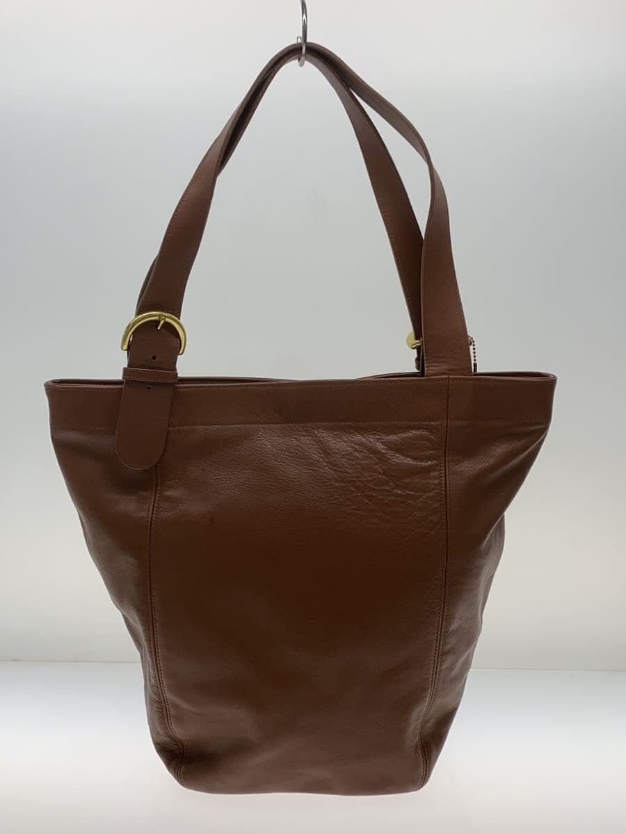 COACH Tote Bag_Old Coach Leather BRW Solid 4082 3