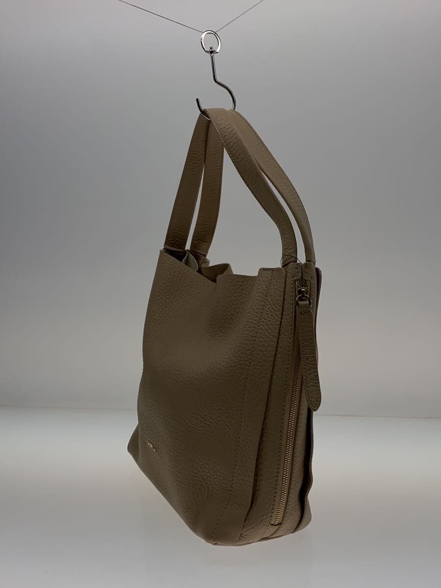 FURLA handbag leather BEG 2