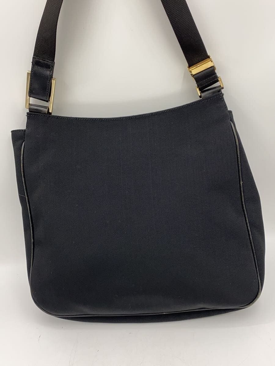 GUCCI Shoulder Bag Nylon BLK Solid 3