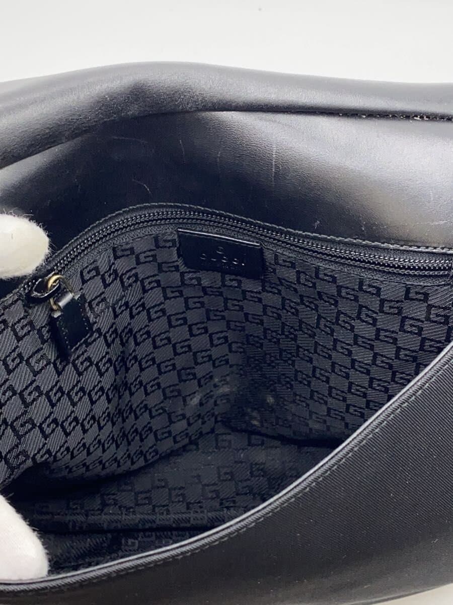 GUCCI Shoulder Bag Nylon BLK Solid 6