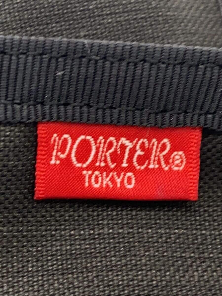 PORTER shoulder bag nylon GRY plain 5