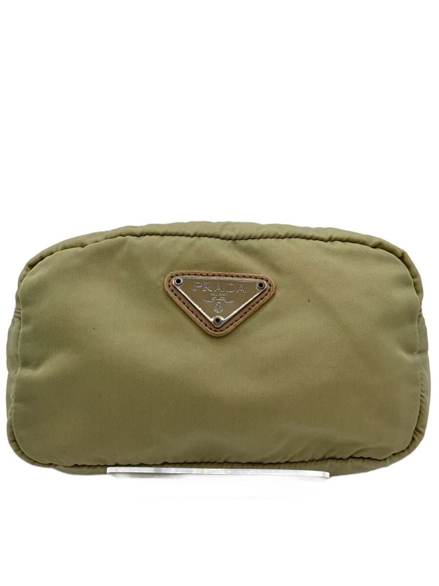 PRADA Pouch Nylon BEG
