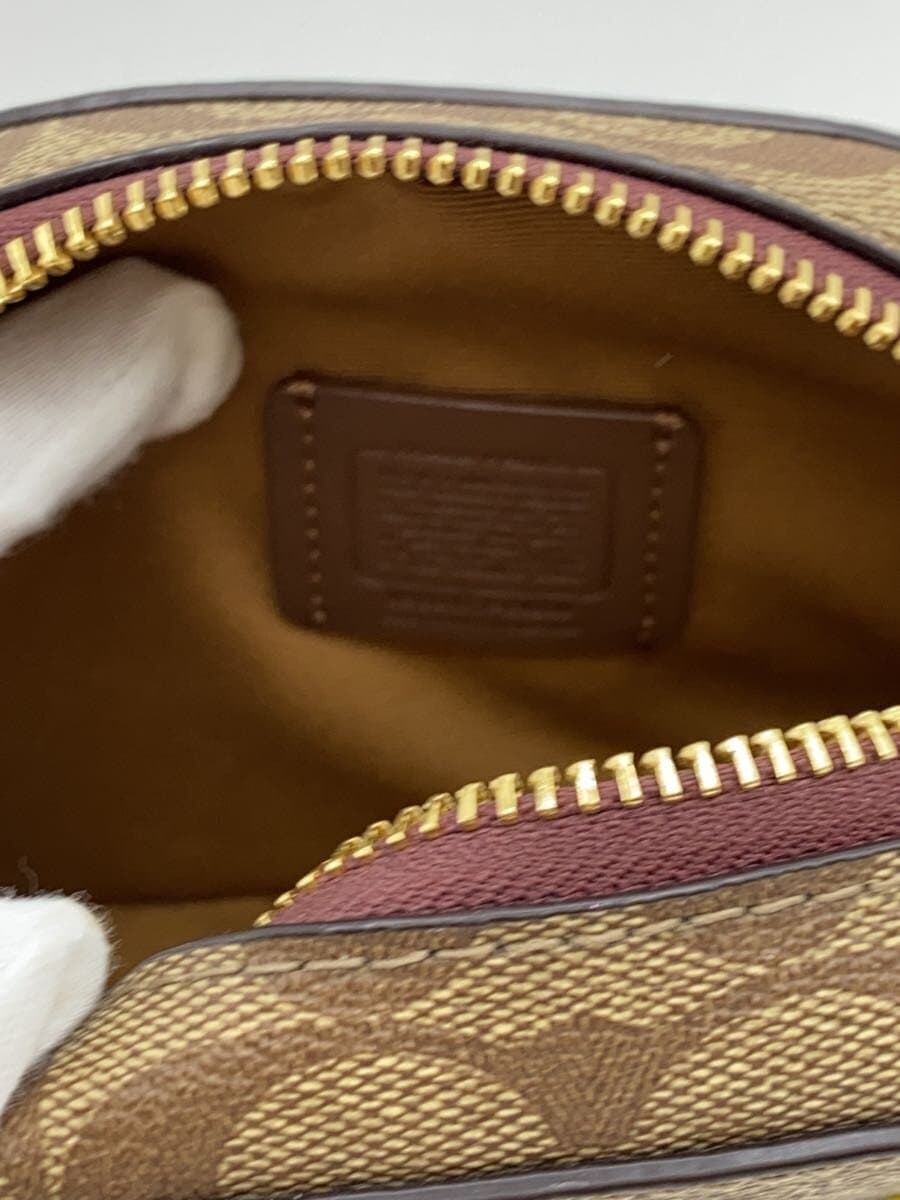 COACH Shoulder Bag Leather WHT D2177 6