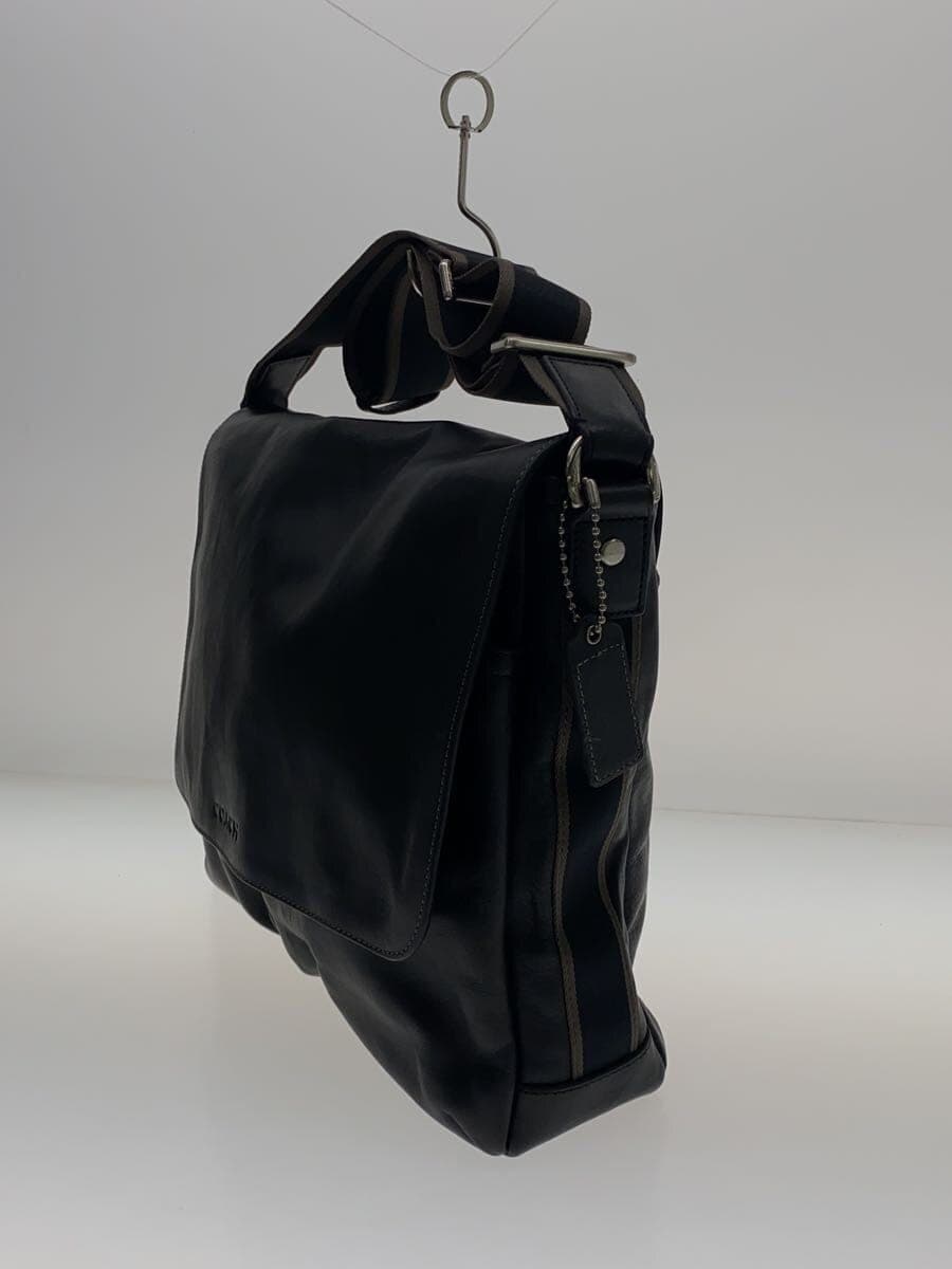 COACH Shoulder Bag_ All Leather Leather BLK F70556 2