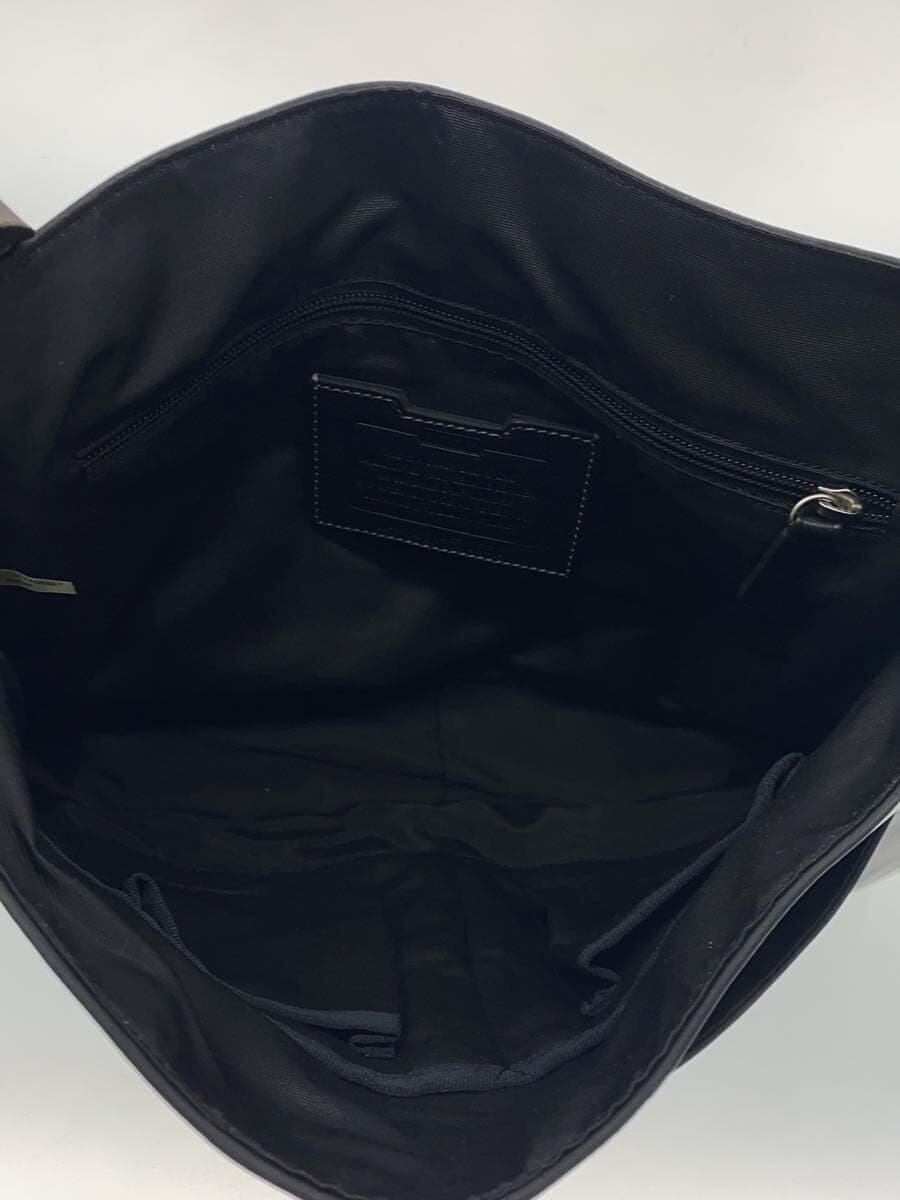 COACH Shoulder Bag_ All Leather Leather BLK F70556 6