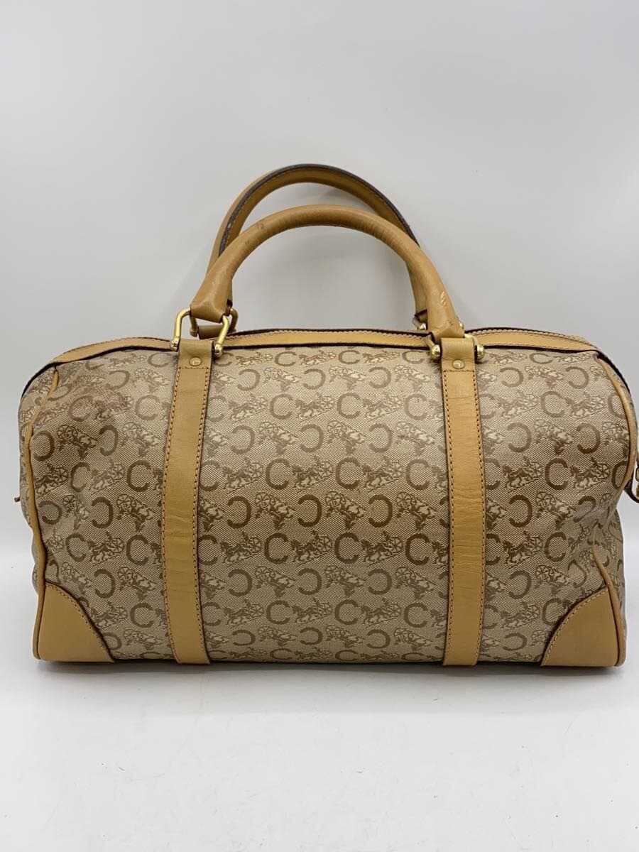 CELINEOLD C Macadam Boston Bag PVC BEG All Over Pattern 3