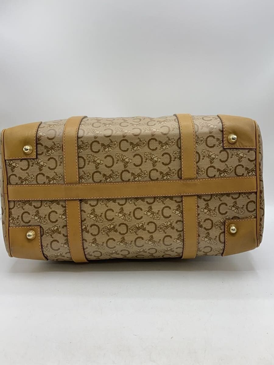 CELINEOLD C Macadam Boston Bag PVC BEG All Over Pattern 4