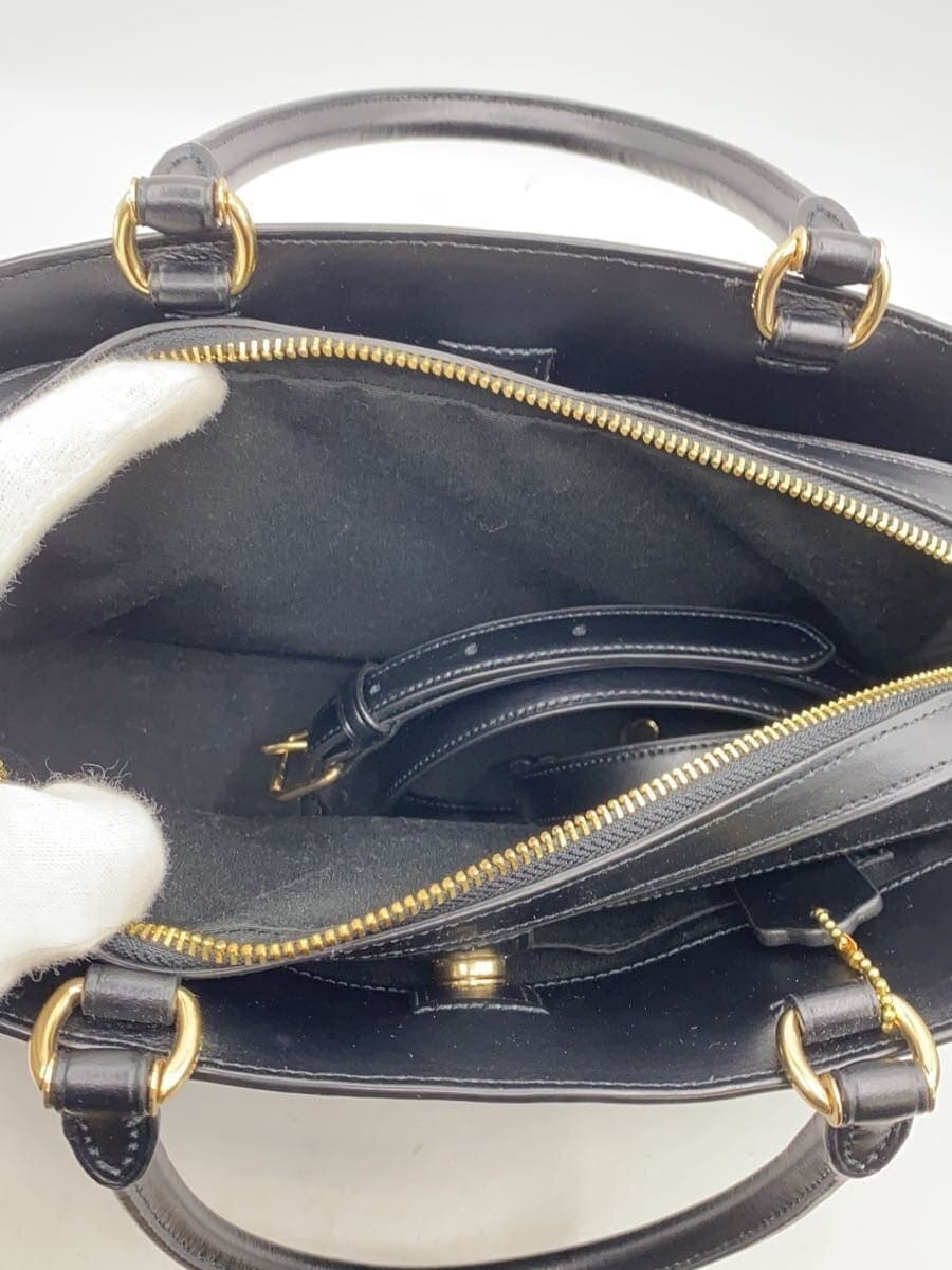 COACH Handbag 2-Way Lily Carryall Signature Canvas PVC BRW All Over Pattern 91495 6