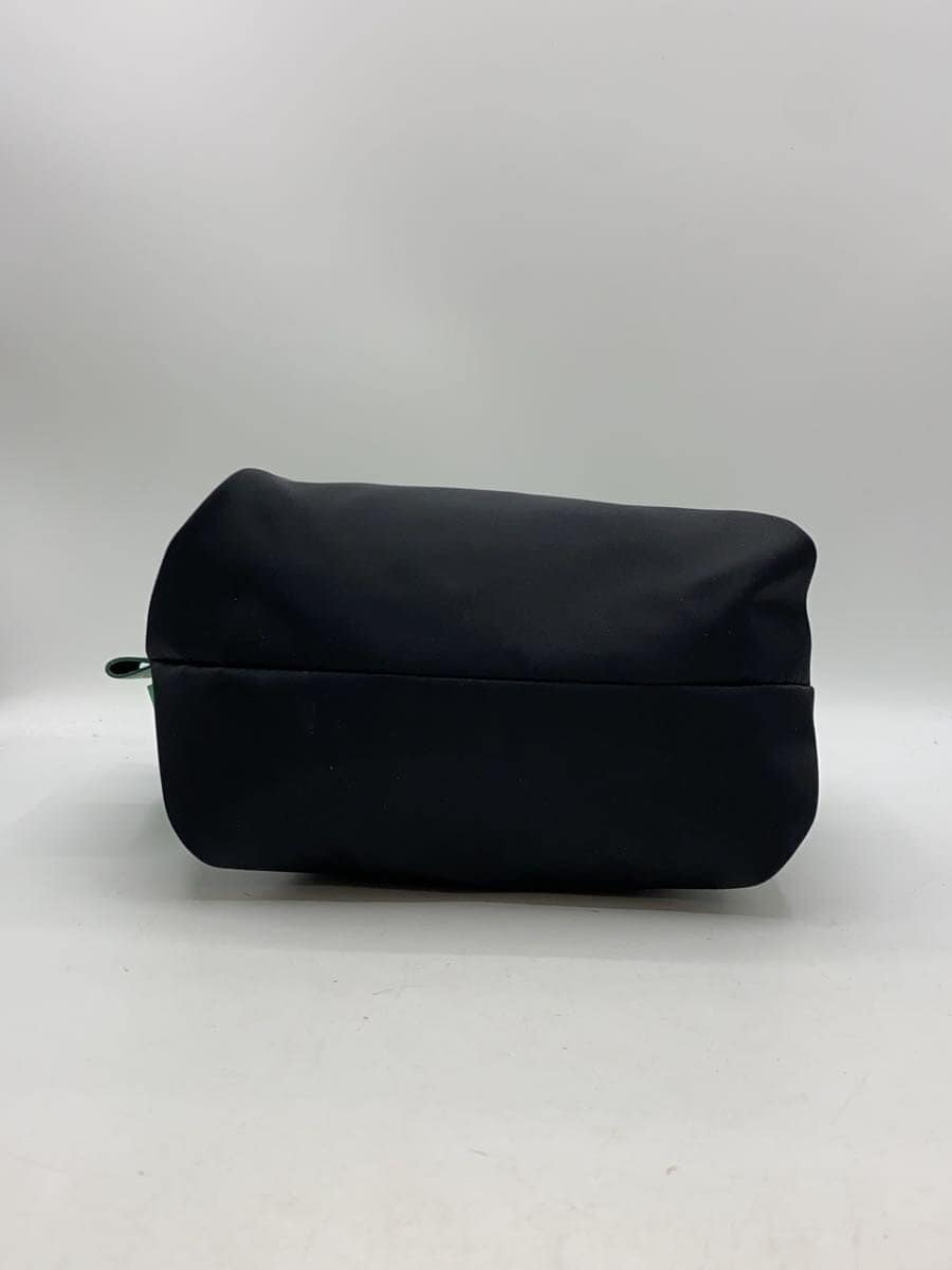 VIOL Ad’ORO Knot Handle Nylon Tote XS 2-Way Handbag Nylon BLK Solid 4