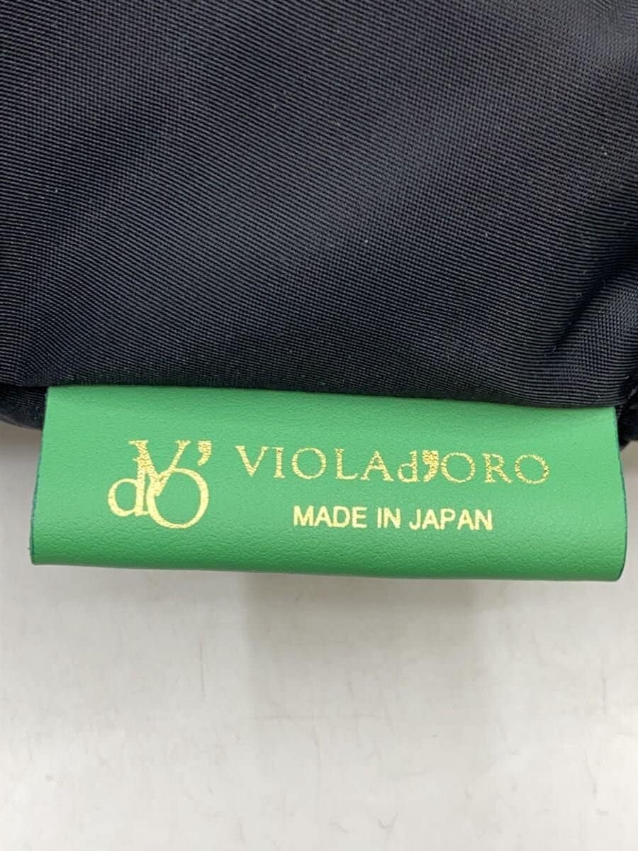 VIOL Ad’ORO Knot Handle Nylon Tote XS 2-Way Handbag Nylon BLK Solid 5