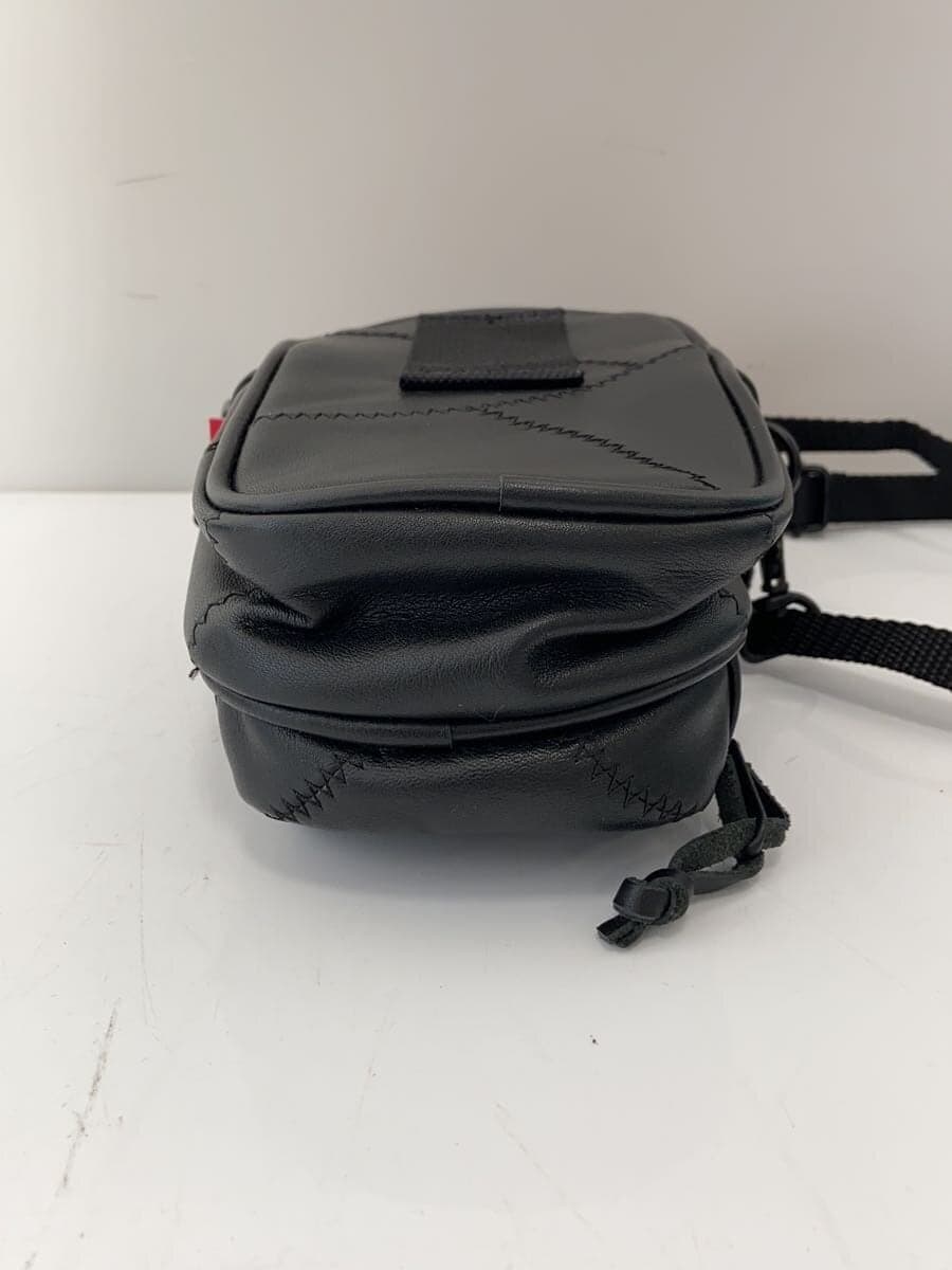 Supreme Shoulder Bag Leather BLK 4