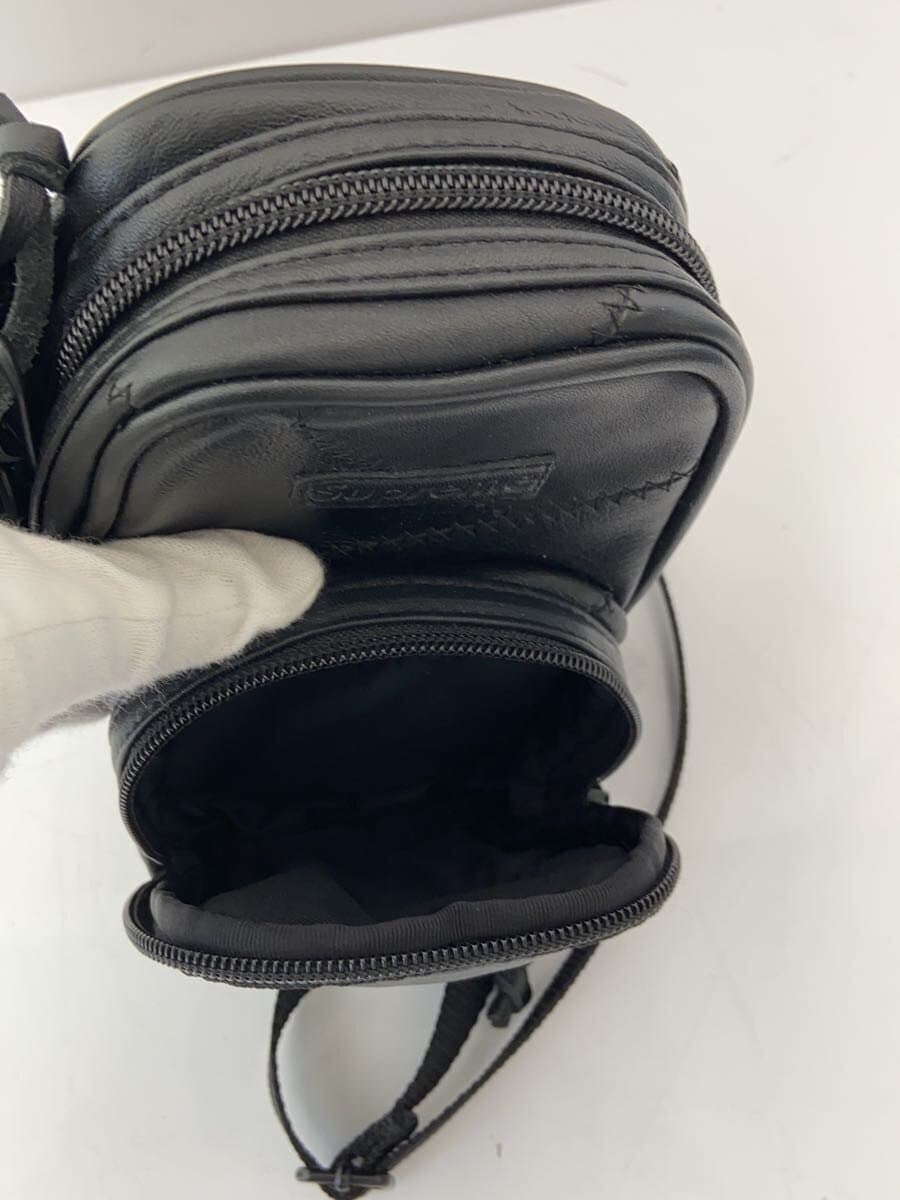 Supreme Shoulder Bag Leather BLK 7