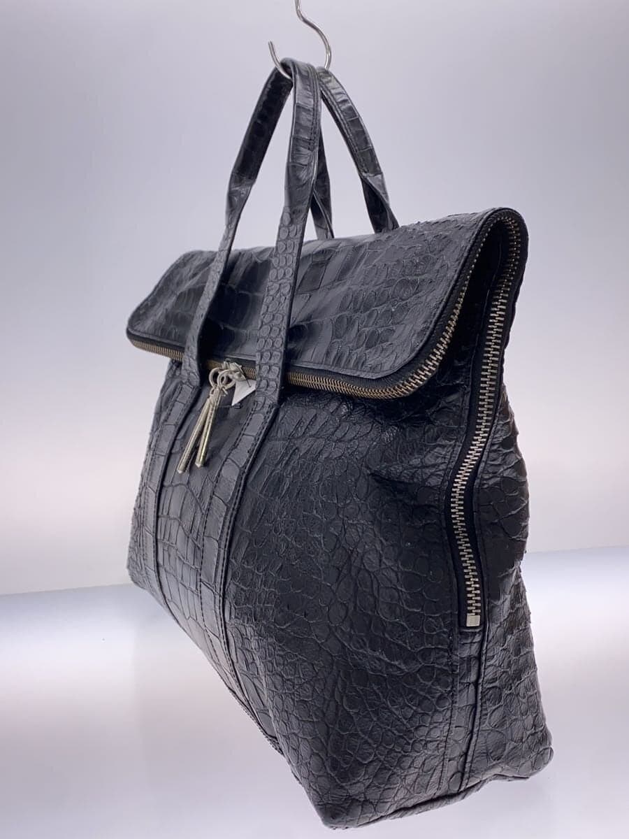 3.1 Phillip Lim Tote Bag Leather BLK 2