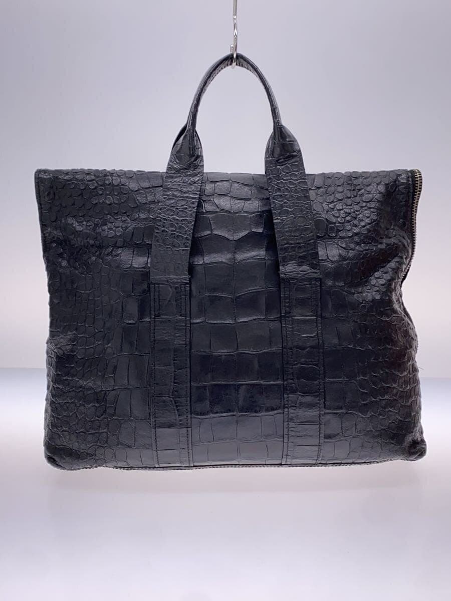 3.1 Phillip Lim Tote Bag Leather BLK 3