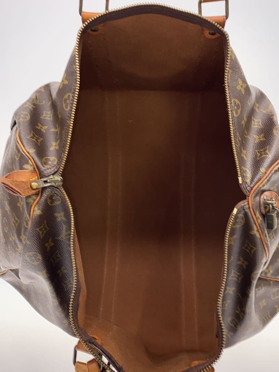LOUIS VUITTON Keepall 55_Monogram Canvas PVC BRW All Over Pattern 6