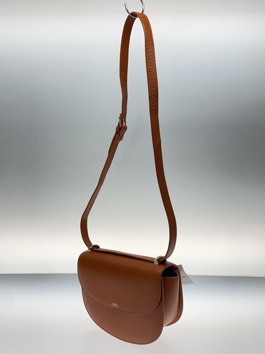A.P.C. Shoulder Bag -- BRW Solid Color 149947 With Scratches 2