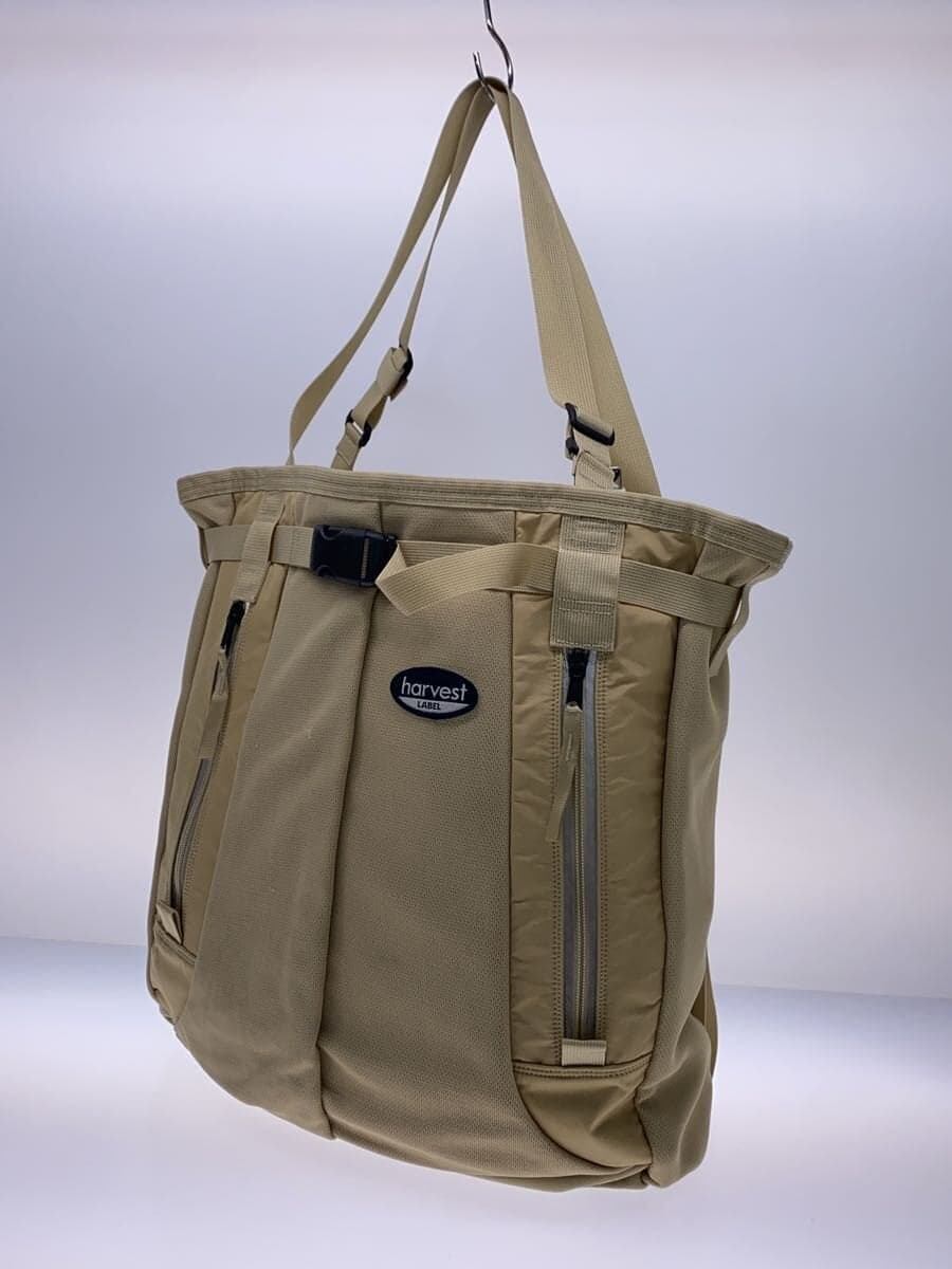 HARVEST LABEL Backpack Polyester Beige 2Way 2
