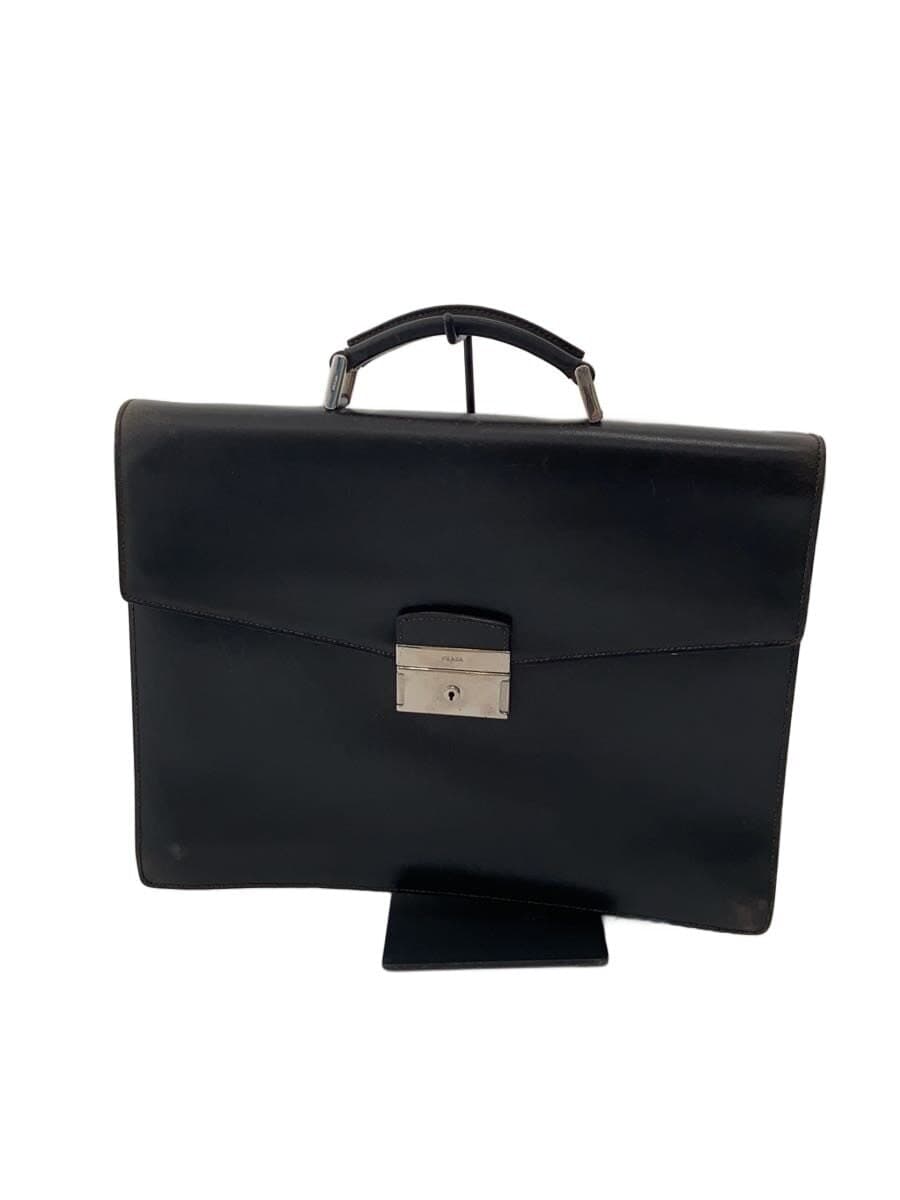 PRADA briefcase -- BLK plain