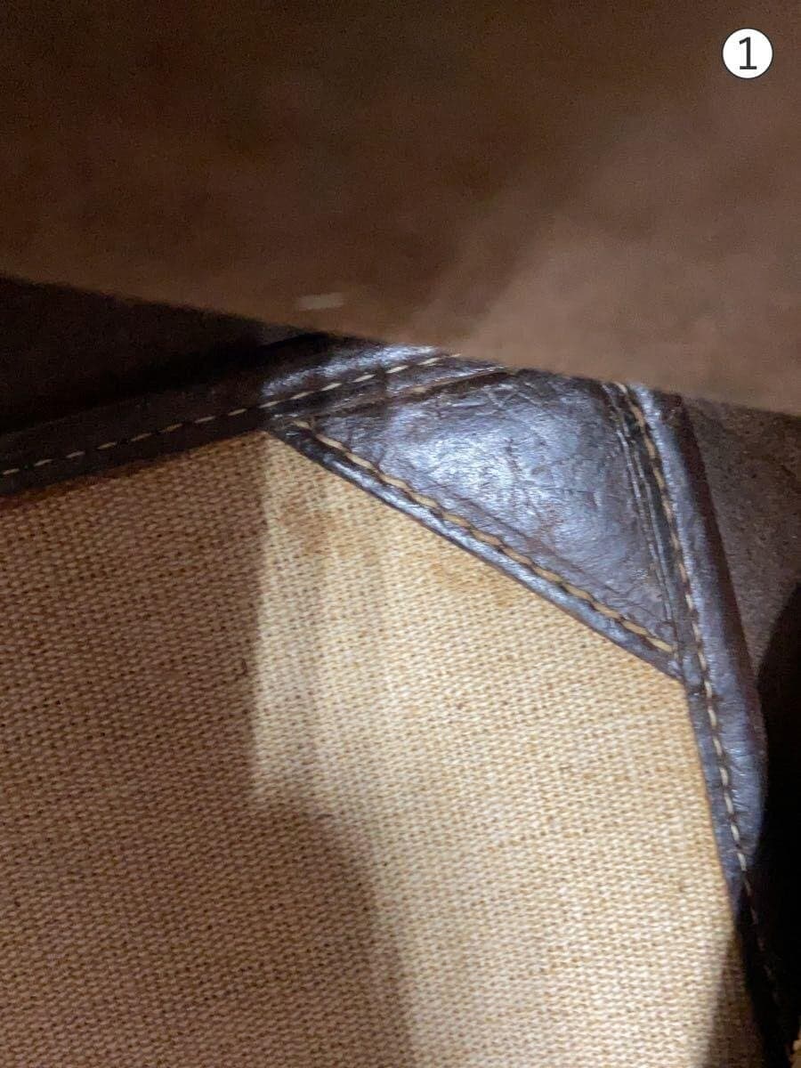 GENTEN tote bag leather BRW Amano surface scratches present 7