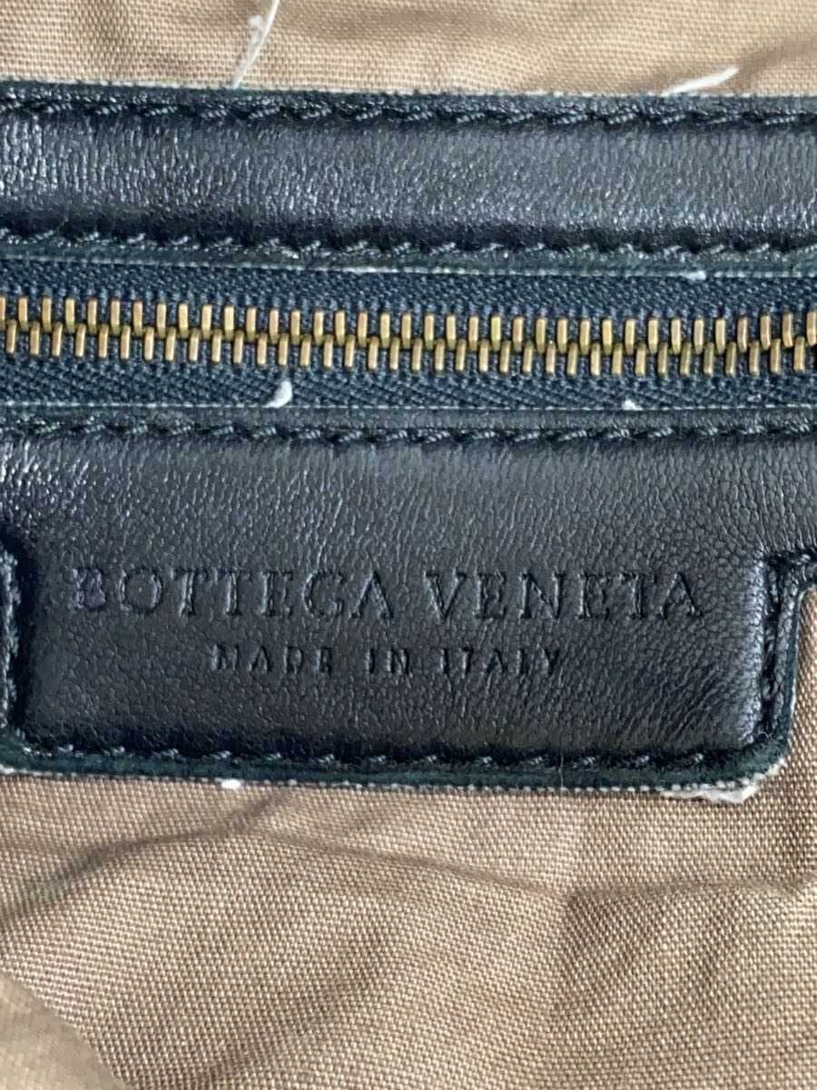 BOTTEGA VENETA Shoulder Bag Leather BLK Solid 5