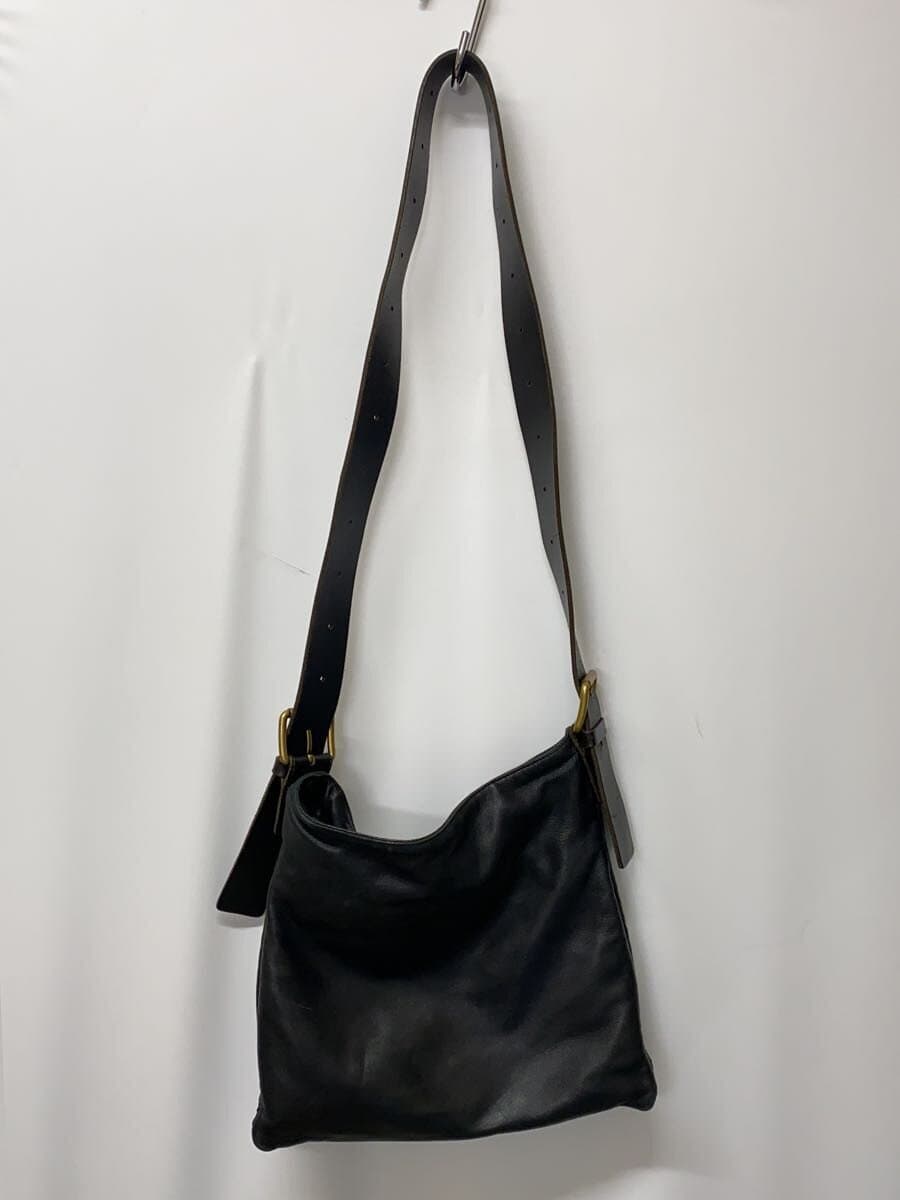 BOTTEGA VENETA Shoulder Bag Leather BLK Solid 9