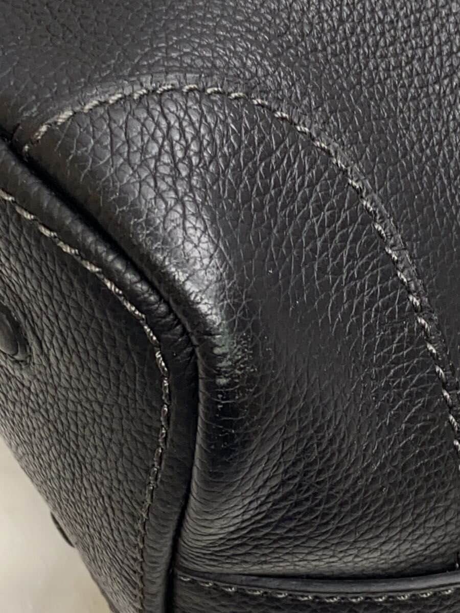 Daniel&Bob Shoulder Bag Leather BLK Solid 7