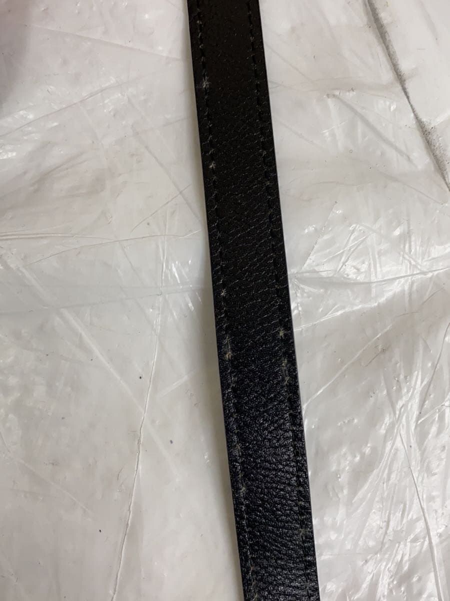 YVES SAINT LAURENT Circle Bag Shoulder Bag Leather BLK Solid 7