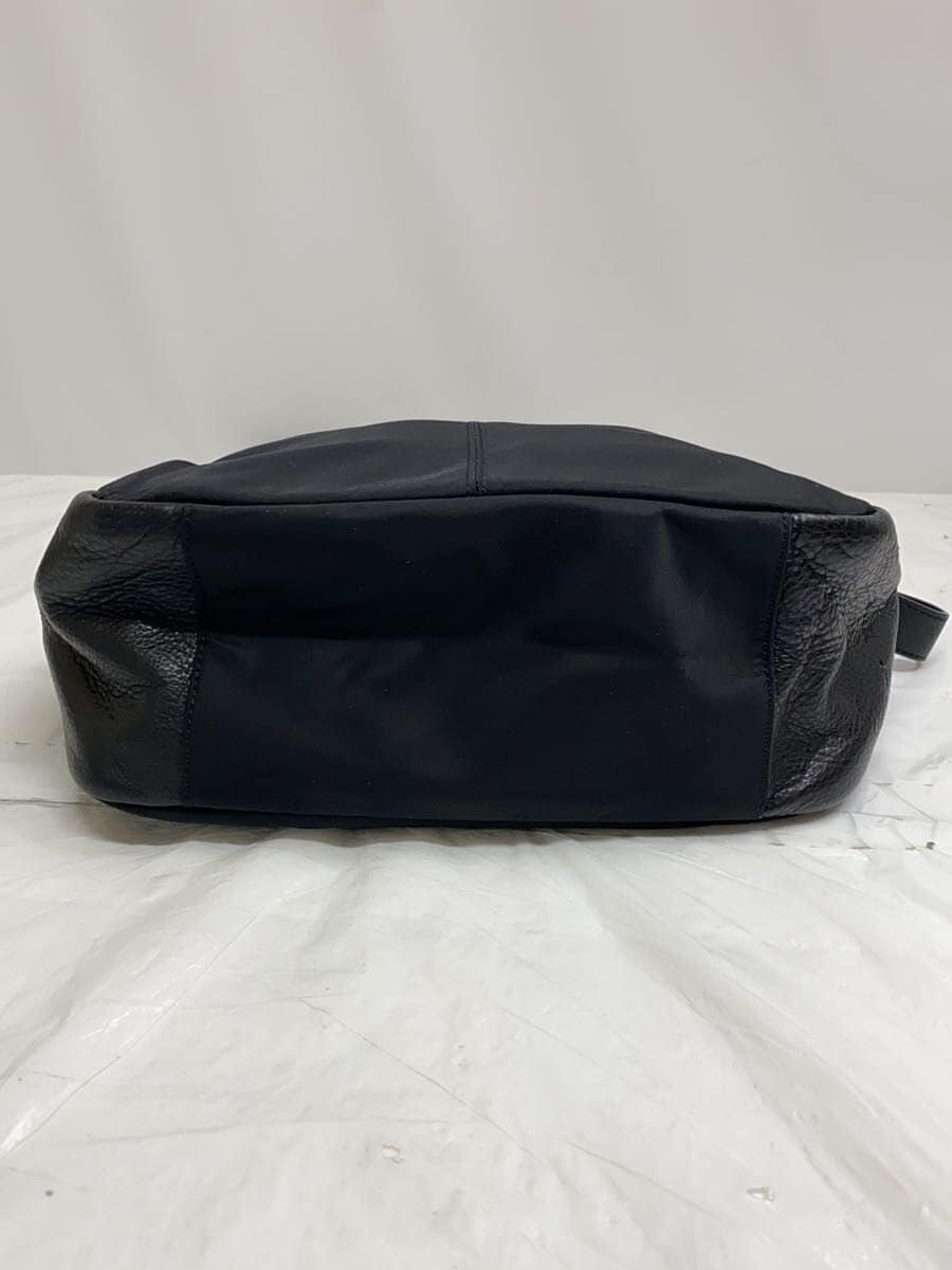 agnes b VOYAGE Shoulder Bag Nylon BLK Solid 4