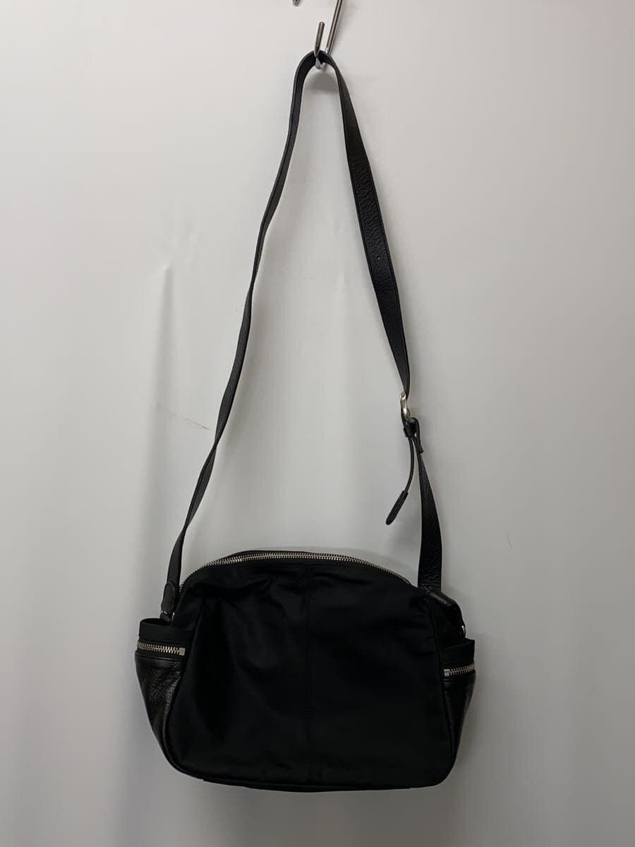 agnes b VOYAGE Shoulder Bag Nylon BLK Solid 7