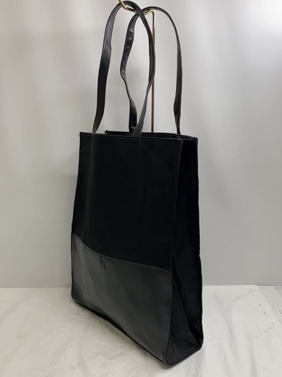 Y’s Tote Bag BLK Solid 2