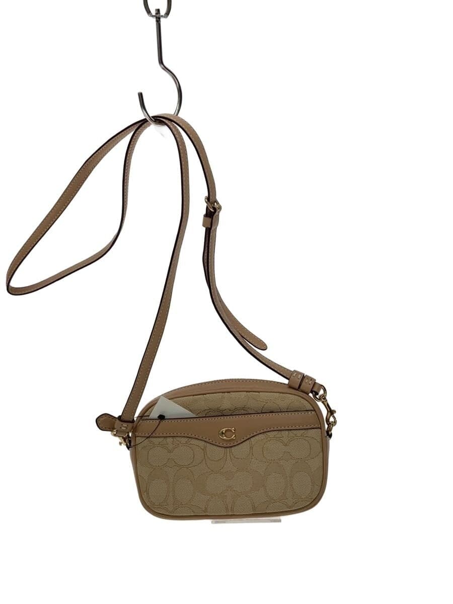 COACH Shoulder Bag Canvas CRM Monogram F38687