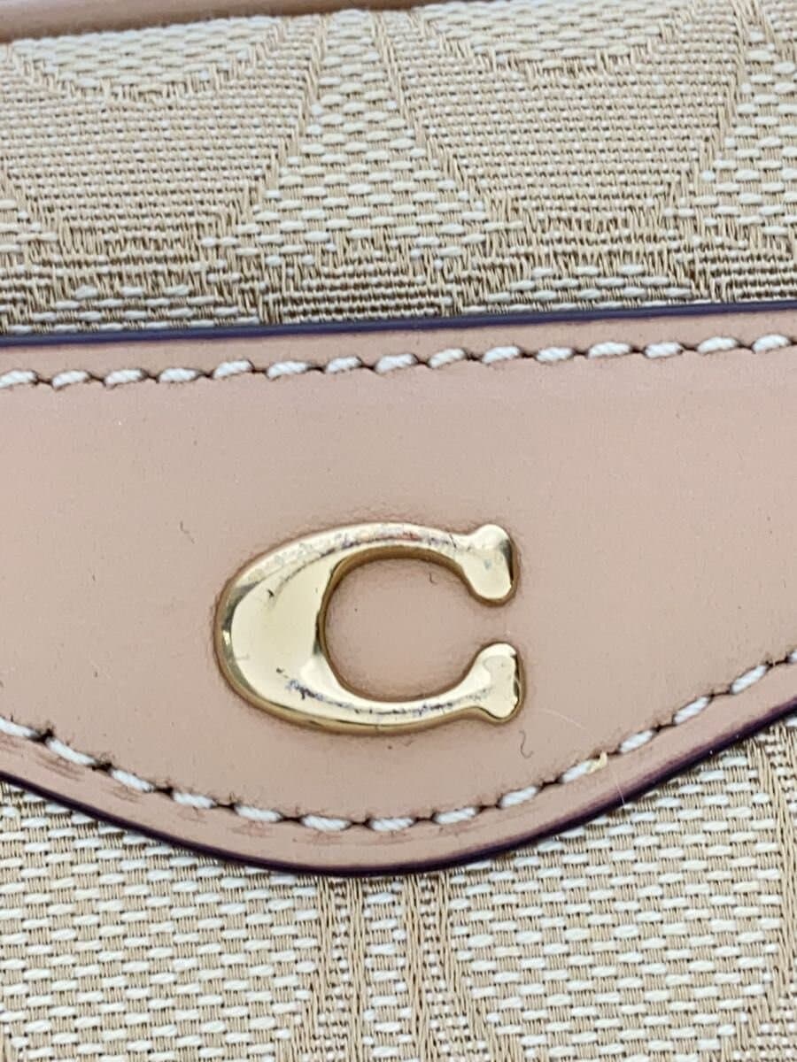 COACH Shoulder Bag Canvas CRM Monogram F38687 5