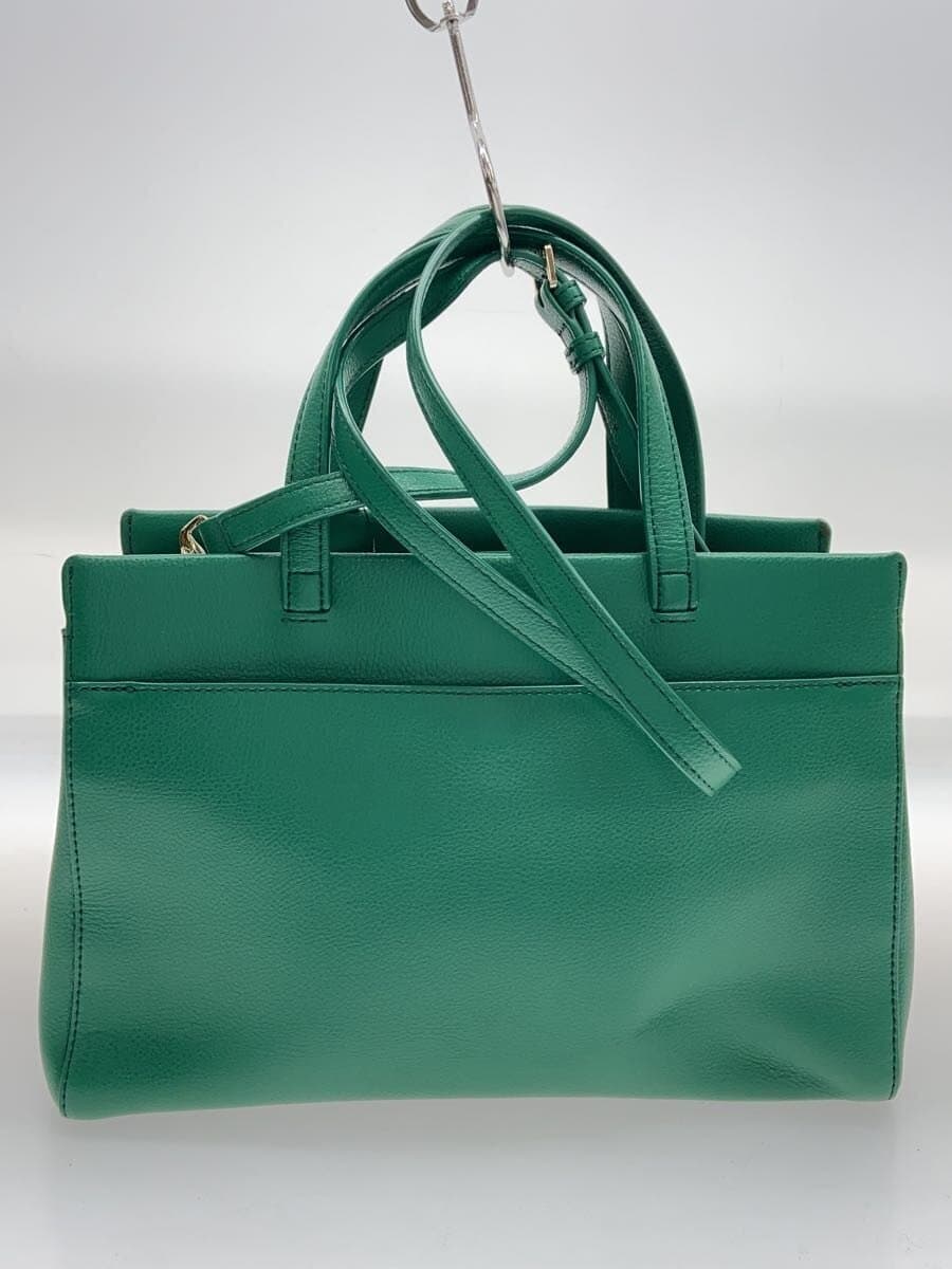 agnes b. Handle Deteriorated Handbag Cowhide GRN IS11-01 3