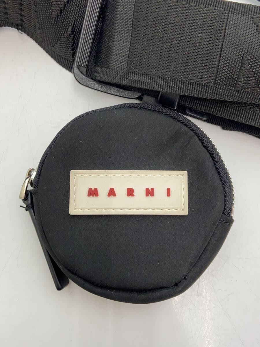 MARNIPUFF SMALL HOBO Shoulder Bag Nylon BLK 7