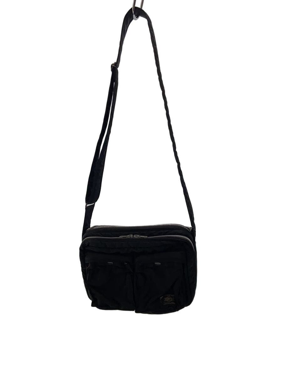 PORTER Tag Fray TANKER SHOULDER BAG Shoulder Bag Nylon BLK 622-76963