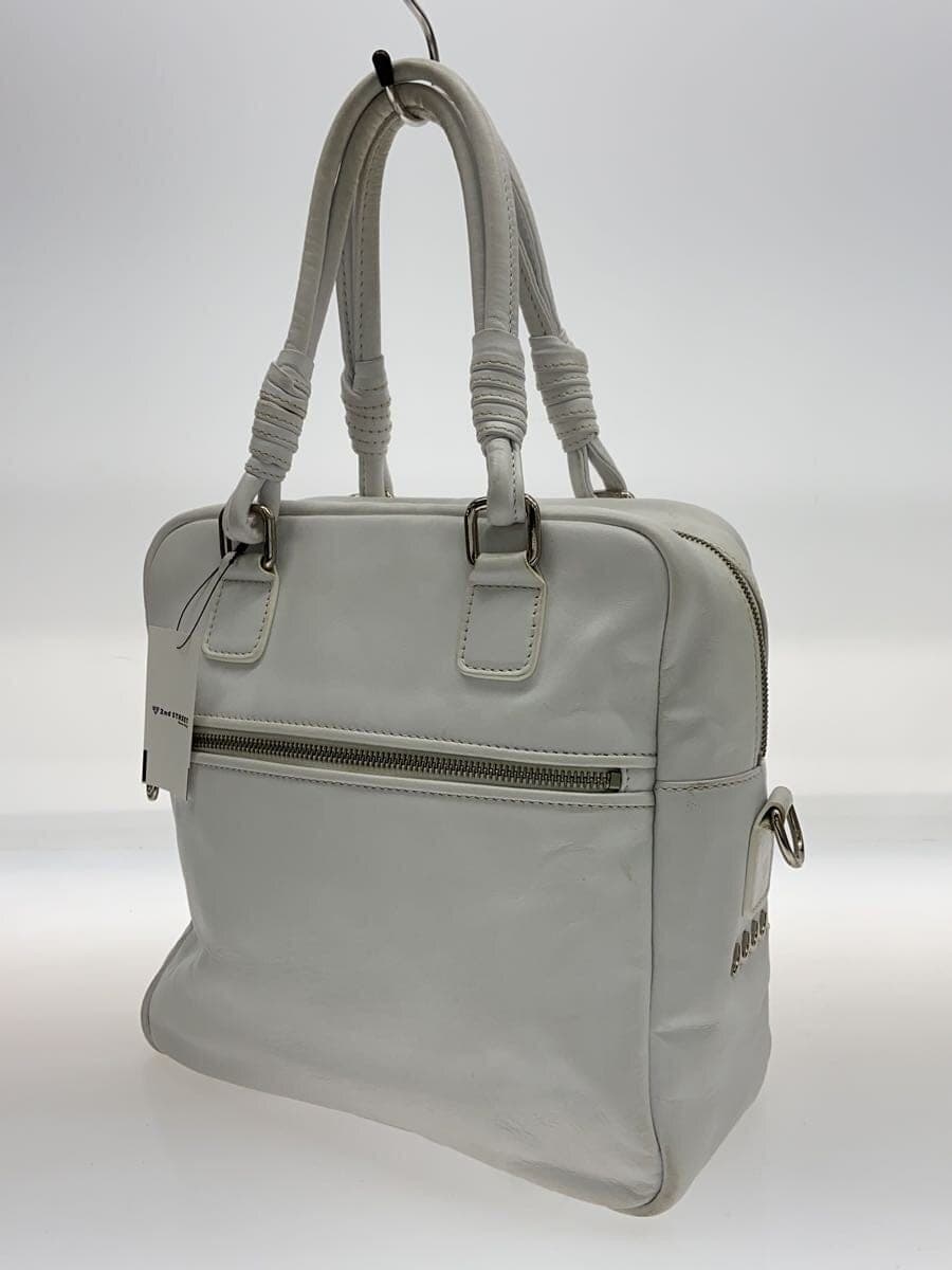 muta Handbag Leather WHT 2