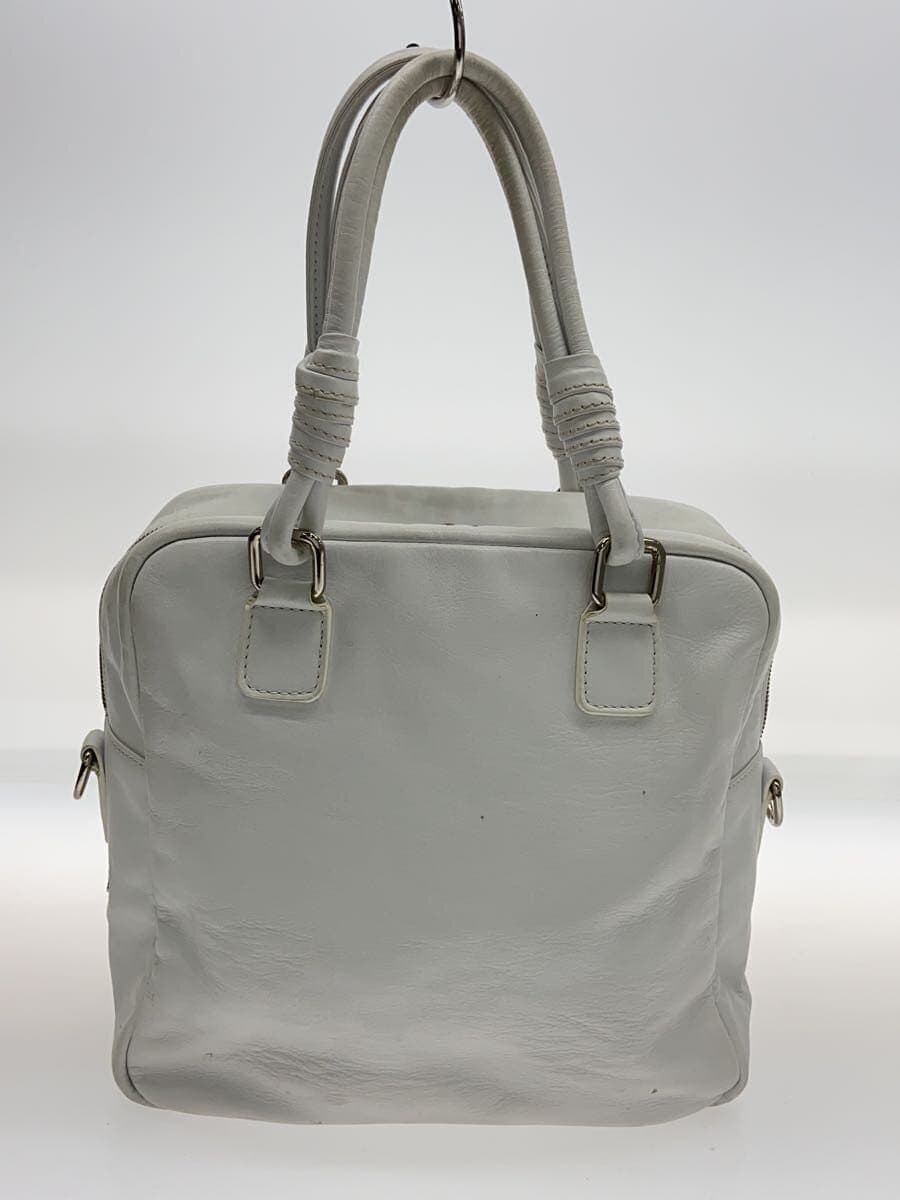 muta Handbag Leather WHT 3